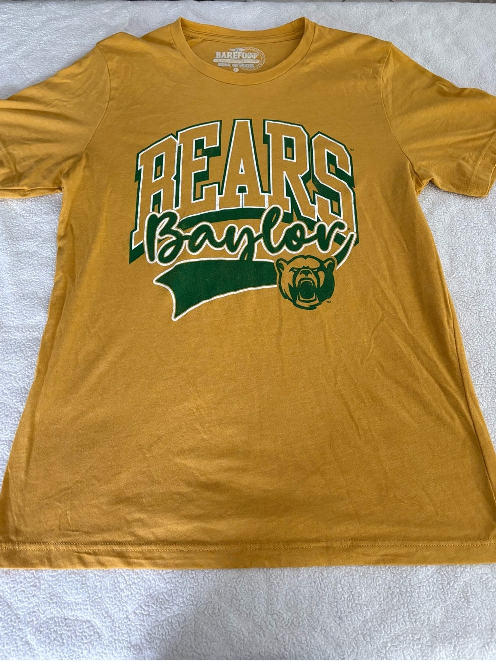 Baylor Bears Gold Graphic Tee